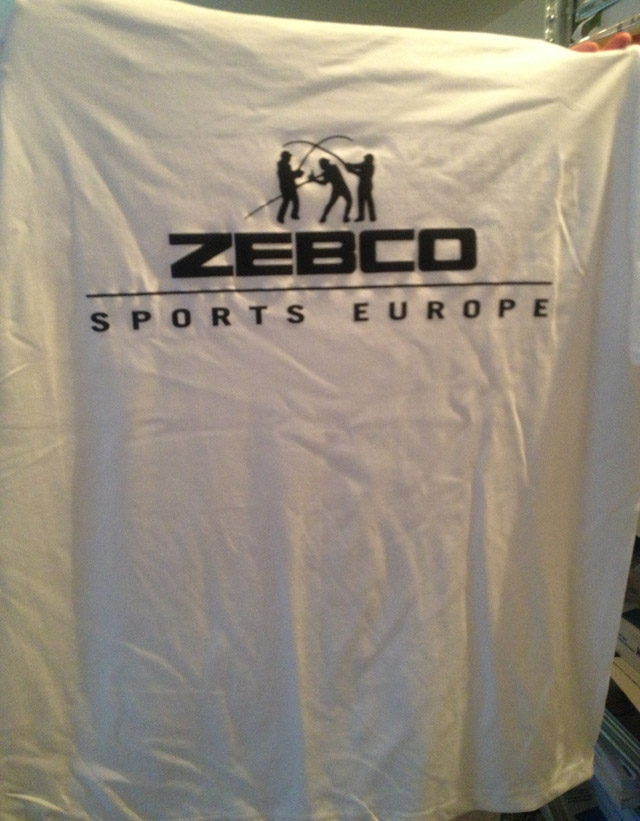 zebco dekorált póló